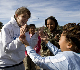 Clare Greenberg in South Africa