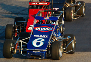 Stephanie Mockler racing her car